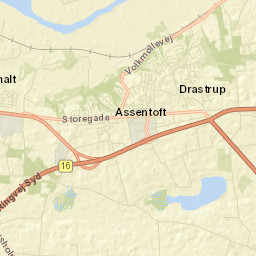 Assentoft Street Map