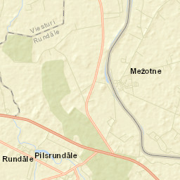 Pilsrundāle Street Map