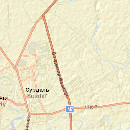 Suzdal’ Street Map