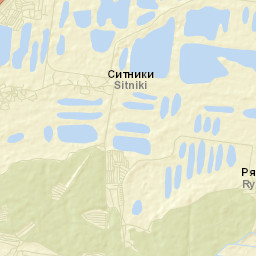 Sitniki Street Map
