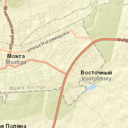 Mozhga Street Map