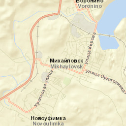 Mikhaylovsk Street Map