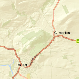 Crieff Street Map