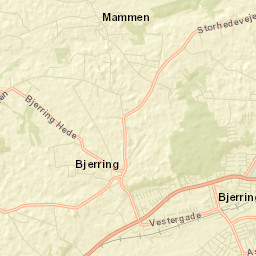 Bjerringbro Street Map