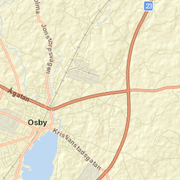 Osby Street Map
