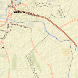 Bauska Street Map