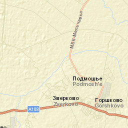 Gorshkovo Street Map