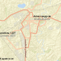 Aleksandrov Street Map