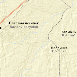 Bavleny Street Map