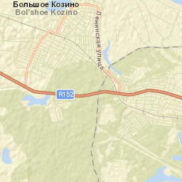 Bol’shoye Kozino Street Map