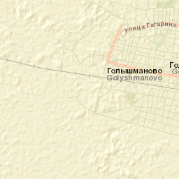 Golyshmanovo Street Map