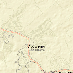 Bogashevo Street Map