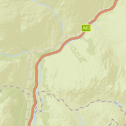 A82, Loch Lomond and the Trossachs National Park, Stirling, U Street Map