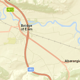 Bridge of Earn Street Map