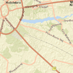 Holstebro Street Map