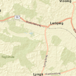 Favrskov Kommune Street Map