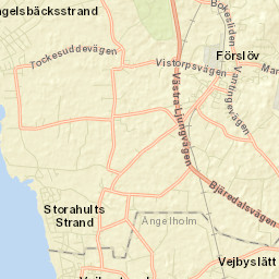 Förslöv Street Map