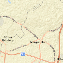 Hjärnarp Street Map