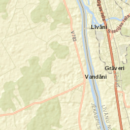 Līvāni Street Map