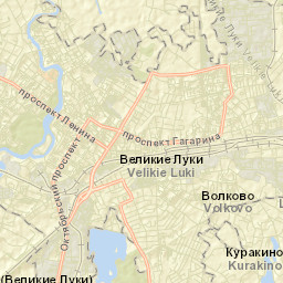 Velikiye Luki Street Map