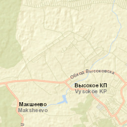 Vysokovsk Street Map