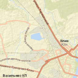 Klin Street Map
