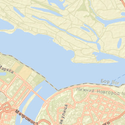 Nizhniy Novgorod Street Map
