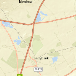 Ladybank Street Map