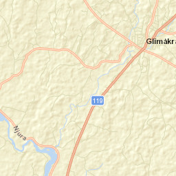 Glimåkra Street Map