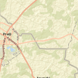 Preiļi Street Map