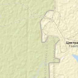Tsentral’nyy Street Map