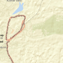 Kizner Street Map