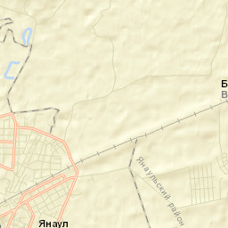 Yanaul Street Map