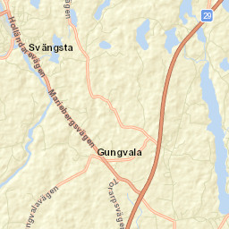 Svängsta Street Map