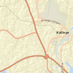 Kallinge Street Map