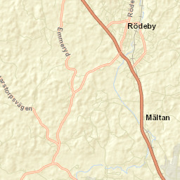 Rödeby Street Map