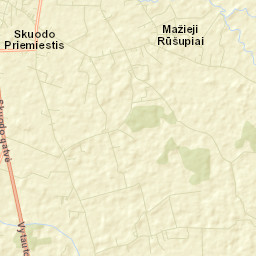 Skuodas Street Map