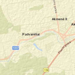 Akmenė Street Map
