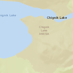 Chignik Lake Alaska Street Map