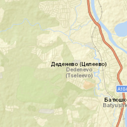 Dedenëvo Street Map