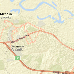 Vyazniki Street Map