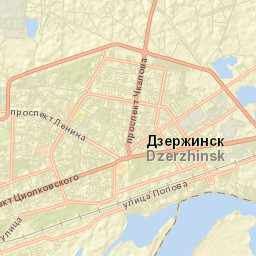 Dzerzhinsk Street Map