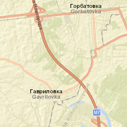 Gorbatovka Street Map