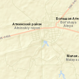 Atninskiy Rayon Street Map