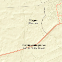 Yanaul’skiy Rayon Street Map