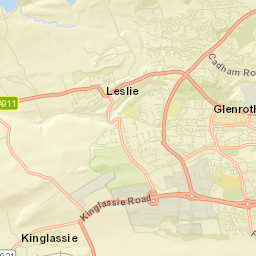 Glenrothes Street Map