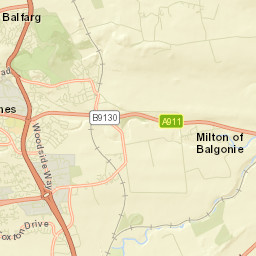 Coaltown of Balgonie Street Map