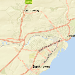 Kennoway Street Map