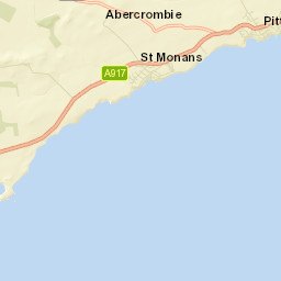 Saint Monans Street Map