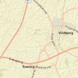 Vildbjerg Street Map